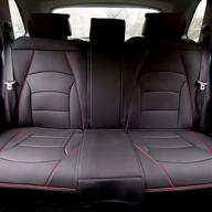 fh group ultra comfort leatherette rear seat cushions (airbag compatible) logo