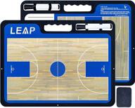 🏀 leap coach board premium: versatile tactical clipboard with full & half court dry erase marker board - basketball, baseball, soccer, football, hockey логотип