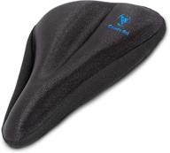 premium gel bike seat cover: optimal comfort for men and women | waterproof padded cushion for road and spin bikes logo