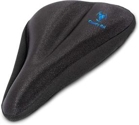 img 4 attached to Premium Gel Bike Seat Cover: Optimal Comfort for Men and Women | Waterproof Padded Cushion for Road and Spin Bikes