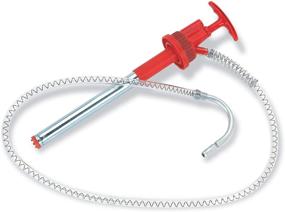 img 3 attached to 🚰 Lumax LX-1336 Red Plastic Bucket Pump with Flexible Hose and Non-Drip Nozzle, 5-6.5 Gallon (20-25 L) Capacity, Self-Priming, Push-Down Action, 3 fl oz Discharge per Stroke