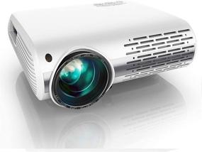 img 4 attached to 🎥 YABER Y30 Native 1080P Projector: High Brightness & Full HD Video with Keystone Correction, 4K Support & Zoom, LCD LED Home Theater Projector Compatible with Phone, PC, TV Box, PS4