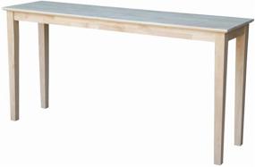 img 4 attached to 🏛️ International Concepts Console Table, 60": Elegant and Functional Furniture for Your Home