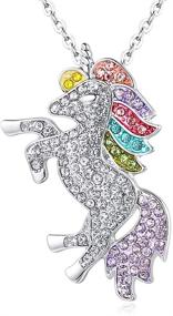 img 4 attached to 🦄 Exquisite CHQIFE Unicorn Pendant Necklace Jewelry for Women and Girls