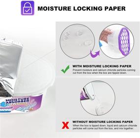 img 1 attached to 🌿 NATRUTH Moisture Absorber Boxes 500mL (3 Packs) for Closets, Eradicate Odor & Moisture, Dehumidifier for Bathrooms, Kitchens & Study, Boats, RVs, and more – Lavender Scented