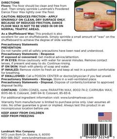 img 1 attached to Lundmark 1-Pound Powdered Dance Floor and Shuffleboard Wax, Model 3224P001