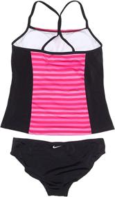 img 1 attached to Nike Tankini Athletic Two Piece Swimsuit for Women's Clothing & Swimwear