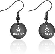 maofaed rise up earring: broadway musical inspired jewelry gift for her logo