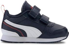 img 1 attached to Кроссовки PUMA для детей: Белые/Серые/Фиолетовые мальчики – Обувь для активного отдыха: качество и стиль в одном!