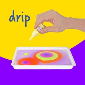 img 3 attached to 🎨 Marbling Paint Art Kit for Kids - Dan and Darci Craft Kits – Arts and Crafts for Girls & Boys Ages 6-12 – Best Tween Paint Gift, Ideas for Kids Activities Age 4 5 6 7 8 9 10 - Marble Painting Set