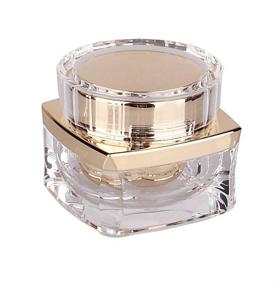 img 1 attached to Exquisite Transparent Refillable Cosmetic Container - Elevate Your Beauty Regimen