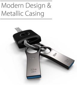 img 1 attached to Silicon Power 32GB USB Flash Drive Jewel J80 (2-Pack) - USB 3.0/3.1 Gen1 for Enhanced Performance