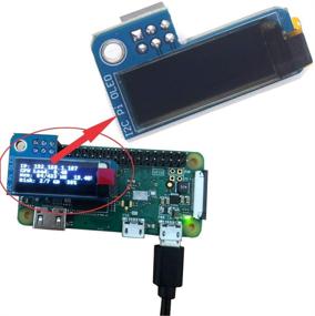 img 4 attached to 📺 DIYmall PiOLED 0.91" I2C 128x32 SSD1306 OLED Display for Raspberry Pi - White (1pc)