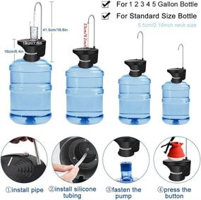 img 1 attached to 🚰 Ultra-Hygienic BPA-Free Electric Water Dispenser Pump: Perfect Mother’s Day Gift for Convenient Drinking Water on the Go!