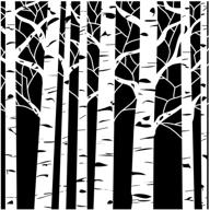 crafters workshop tcw-252 template, 12 by 12-inch, aspen trees: a must-have tool for creative crafting projects logo