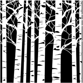 img 1 attached to CRAFTERS WORKSHOP TCW-252 Template, 12 by 12-Inch, Aspen Trees: A Must-Have Tool for Creative Crafting Projects
