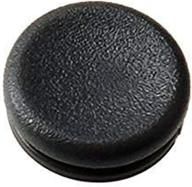 black #5 replacement 3d analog thumb stick grip joystick cap cover for nintendo 3ds/3dsxl/new 3ds/new 3ds xl ll - enhanced control logo