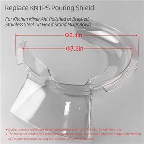 img 2 attached to Replacement Pouring Shield for KitchenAid 4.5 Mixers - KN1PS Pouring Shield Compatible Parts & Accessories