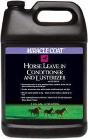 img 1 attached to 🐴✨ Transform Your Horse's Mane with Miracle Coat Leave-in Conditioner and Lusterizer - 1 Gallon Size