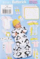 👶 мустеры butterick b5583: полный набор одежды и аксессуаров для новорожденных nb0 логотип