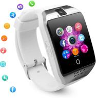 📱 bluetooth smart watch: touch screen smartwatch phone with camera & activity fitness tracker logo