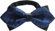 🎩 bronze vintage pre-tied bow ties: trendy boys' wedding accessories logo