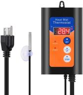 optimize temperature control for reptiles, plants and brewing with petloft digital heat mat thermostat controller logo