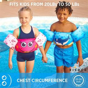 img 3 attached to 👶 Safe and Stylish Toddler Life Jacket - Swim Vest Floaties for Girls and Boys 20-50 lbs - Perfect for Pool, Beach, and More!