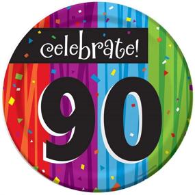 img 2 attached to 🎉 90th Birthday Party Bundle: Paper Plates and Napkins for 8 Guests - Celebrate in Style!