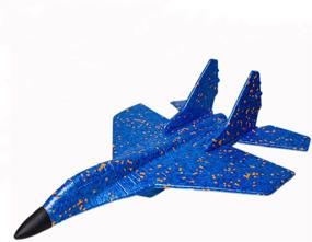 img 4 attached to HIWIND Airplane Throwing Glider Planes Novelty & Gag Toys