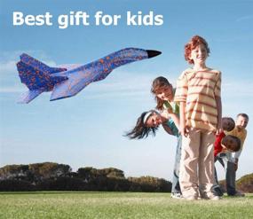 img 1 attached to HIWIND Airplane Throwing Glider Planes Novelty & Gag Toys