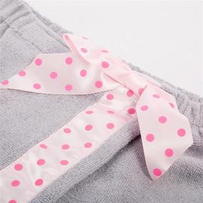 img 2 attached to Fuchsia Kids' Home Store Zexxxy Bowknot Shower Towel