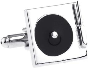img 4 attached to 🎵 MRCUFF Turntable Cufflinks: Polished Men's Accessories for a Stylish Presentation