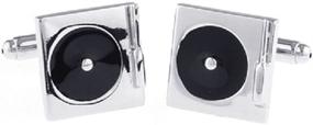 img 2 attached to 🎵 MRCUFF Turntable Cufflinks: Polished Men's Accessories for a Stylish Presentation