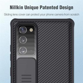 img 3 attached to Nillkin CamShield Pro Slim Case for Samsung Galaxy Note 20 - Protective Cover with Camera Protector, Thin Anti-Scratch Hard PC and TPU Phone Case for Galaxy Note 20 6.7'' in Space Black