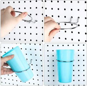 img 2 attached to 🔧 Efficient Industrial Hardware Organization: Pegboard Rings Holder & Accessories Organizer