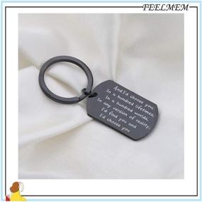 img 2 attached to FEELMEM Engraved Boyfriend Birthday Anniversary Men's Accessories and Wallets, Card Cases & Money Organizers