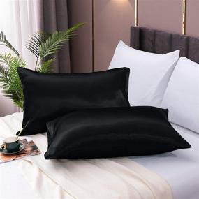 img 1 attached to GLETU Satin Pillowcases Pillow Standard