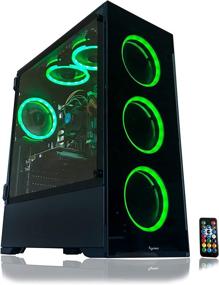 img 1 attached to 💻 Alarco Gaming PC Desktop Computer Intel i5 3.10GHz, 8GB RAM, 1TB HDD, Win 10 Pro, WiFi, NVIDIA GTX 650 1GB Graphics, 6 RGB Fans + Remote