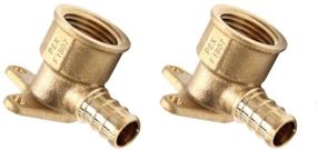 img 3 attached to EFIELD PEX 1/2INCH x 1/2INCH FEMALE NPT Drop-Ear Elbow (Pack of 2) - Easy Transition from PEX to Threaded