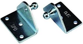 img 1 attached to 📦 Pack of 2 JR Products BR-1060 Angled Gas Spring Mounting Brackets, 10mm