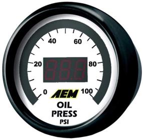 img 1 attached to AEM 30 4401 0 100 Pressure Gauge