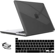 🖥️ ibenzer macbook pro 16 inch case a2141 - crystal black: hard shell, keyboard cover, type c adapter - 2020 2019 release, for apple mac pro 16’’ with touch bar and touch id - t16cybk+1tc logo