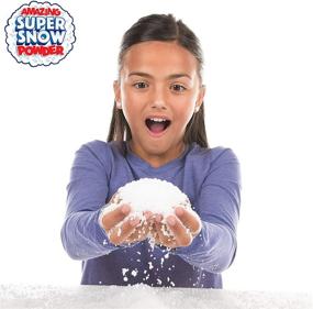 img 1 attached to 🌨️ Be Amazing! Toys Amazing Super Snow Powder: Non-Toxic Faux Snow for Kids - Creates Over 2 Gallons of Artificial Snow - Ages 4+