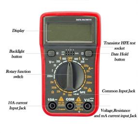 img 3 attached to 🔧 Versatile Digital Multimeter: Ohm Volt Amp with Resistance Diode Voltage Tester Meter