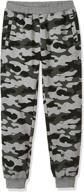 👖 heather camouflage sweatpants for boys in kid nation's pants collection logo