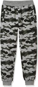 img 1 attached to 👖 Heather Camouflage Sweatpants for Boys in Kid Nation's Pants Collection