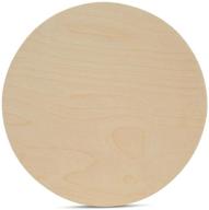 🪵 wood circles for crafts: birch plywood discs, 13 inch, 1/4 inch thick - pack of 1 unfinished wood circles by woodpeckers logo