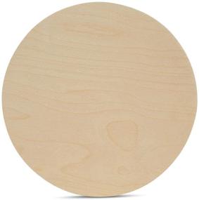 img 4 attached to 🪵 Wood Circles for Crafts: Birch Plywood Discs, 13 inch, 1/4 Inch Thick - Pack of 1 Unfinished Wood Circles by Woodpeckers