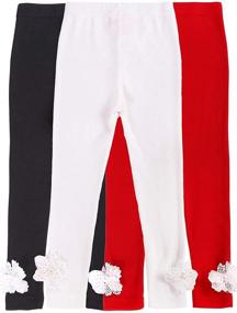 img 3 attached to 👖 Adorable Bonny Billy Little Leggings: Ruffled Girls' Clothing with Style and Comfort